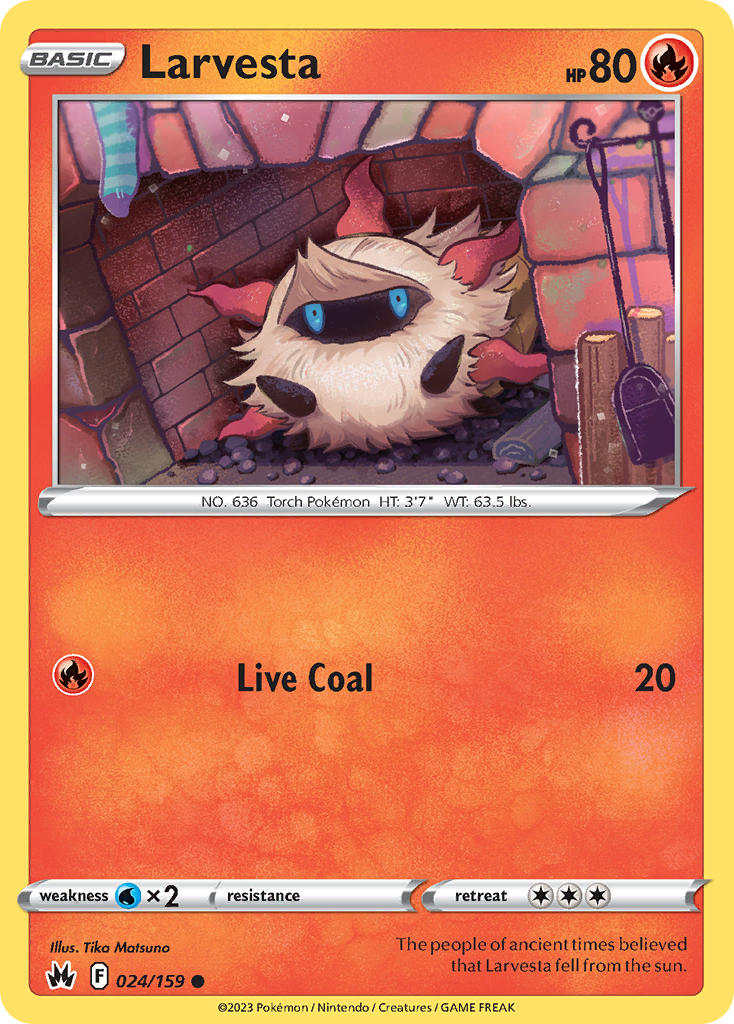 Larvesta - 024/159 - Scroll and Circuit Games